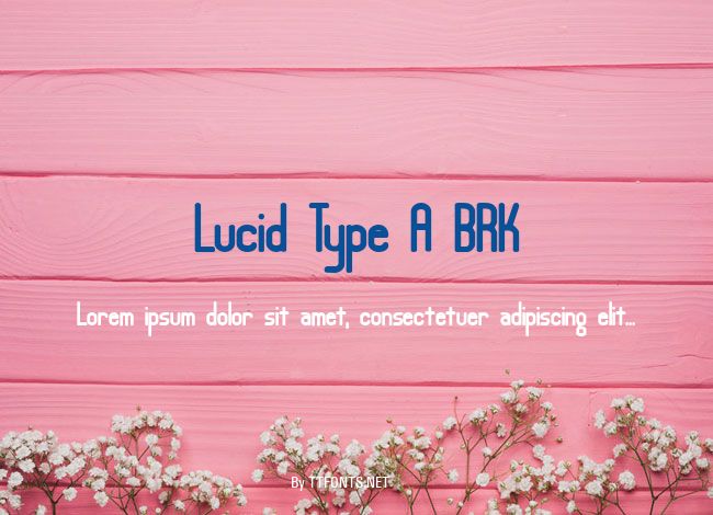 Lucid Type A BRK example